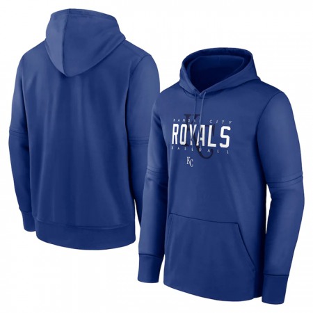 Men's Kansas City Royals Royal Pregame Performance Pullover Hoodie