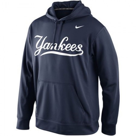 New York Yankees Nike Men's KO Wordmark Perfomance Navy MLB Hoodie