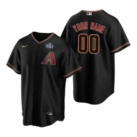 Men's Arizona Diamondbacks ACTIVE Player Custom Black 2023 World Series Cool Base Stitched Baseball Jersey