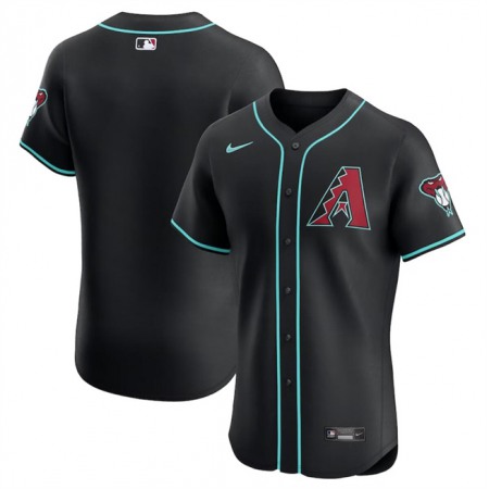 Men's Arizona Diamondbacks Blank Black Flex Base Stitched Jersey