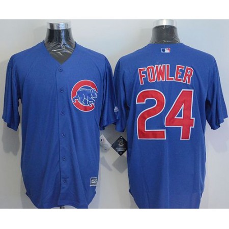 Cubs #24 Dexter Fowler Blue New Cool Base Stitched MLB Jersey