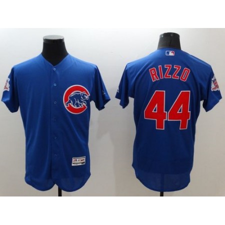 Cubs #44 Anthony Rizzo Blue Flexbase Authentic Collection Stitched MLB Jersey