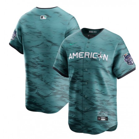 Men's Los Angeles Angels Blank Teal 2023 All-star Cool Base Stitched Jersey