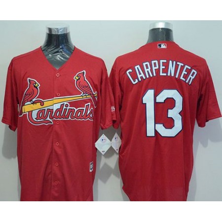 Cardinals #13 Matt Carpenter Red New Cool Base Stitched MLB Jersey