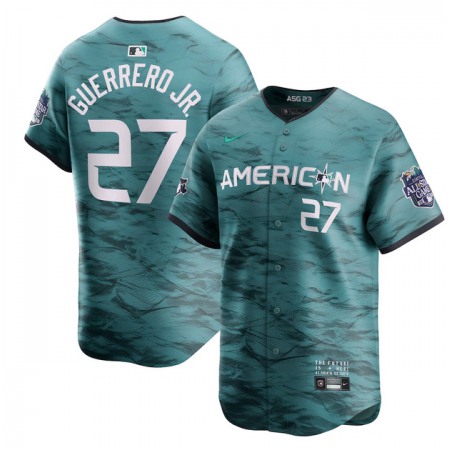 Youth Toronto Blue Jays #27 Vladimir Guerrero Jr. Teal 2023 All-star Stitched Baseball Jersey