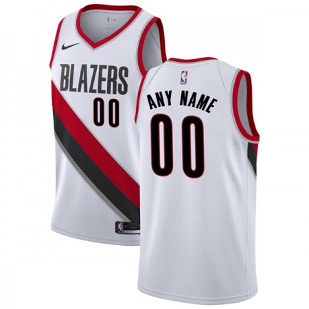 Men's Portland Trail Blazers White Customized Stitched NBA Jersey