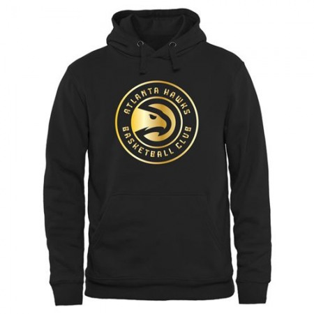 Atlanta Hawks Gold Collection Pullover Hoodie Black