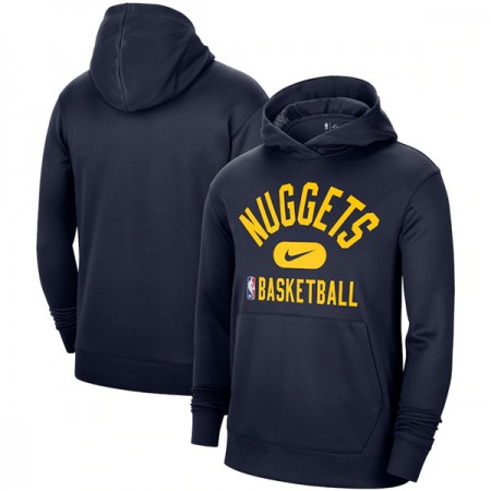 Men's Denver Nuggets 2021 Navy Spotlight Pullover Hoodie