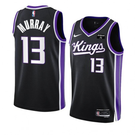 Men's Sacramento Kings #13 Keegan Murray Black 2023/24 Icon Edition Swingman Stitched Basketball Jersey