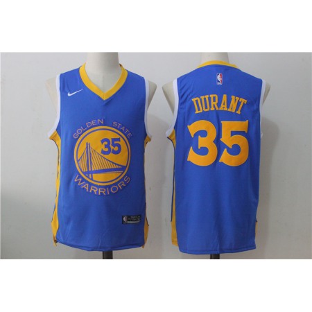 Men's Nike Golden State Warriors #35 Kevin Durant Royal Nike Road Stitched NBA Jersey