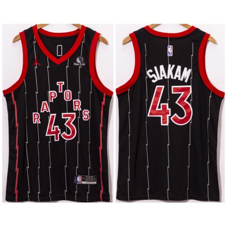 Men's Toronto Raptors #43 Pascal Siakam Black Stitched Jersey