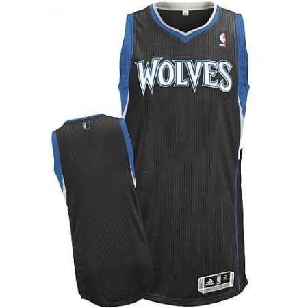 Revolution 30 Timberwolves Blank Black Stitched NBA Jersey