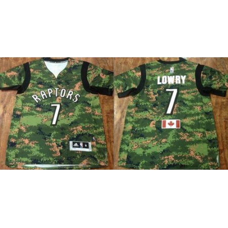 Raptors #7 Kyle Lowry Camo Pride Stitched NBA Jersey