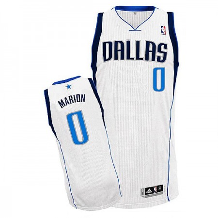 Mavericks #0 Shawn Marion Revolution 30 White Stitched NBA Jersey