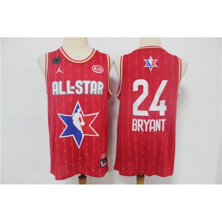 Men's Los Angeles Lakers #24 Kobe Bryant Red 2020 All-Star Stitched NBA Jersey