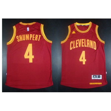 Revolution 30 Cavaliers #4 Iman Shumpert Red Stitched NBA Jersey