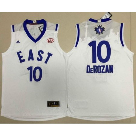 Raptors #10 DeMar DeRozan White 2016 All Star Stitched NBA Jersey