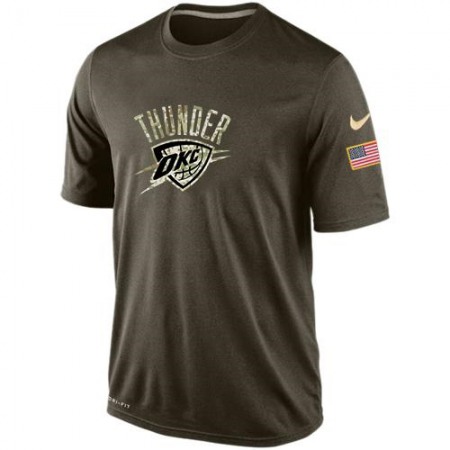 Men's Oklahoma City Thunder Salute To Service Nike Dri-FIT T-Shirt