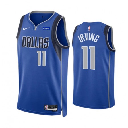 Youth Dallas Mavericks #11 Kyrie Irving Blue Icon Edition Stitched Basketball Jersey