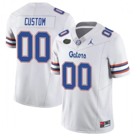 Men's Florida Gators ACTIVE PLAYER Custom White 2023 F.U.S.E. Stitched Jersey