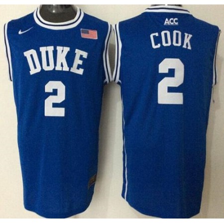 Blue Devils #2 Quinn Cook Blue Basketball New Stitched NCAA Jersey