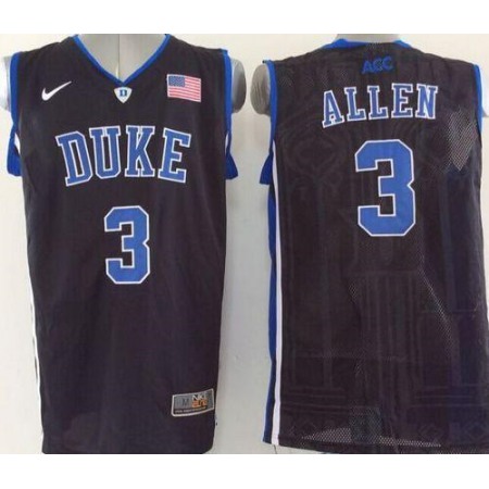 Blue Devils #3 Grayson Allen Black Basketball Stitched NCAA Jersey