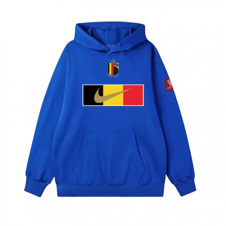 Men's Belgium World Cup Soccer Hoodie Royal