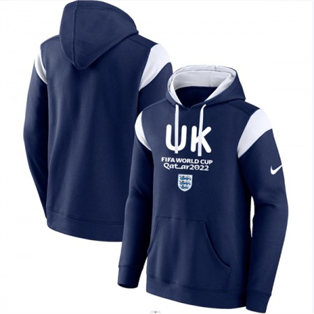 Men's England Navy 2022 FIFA World Cup Soccer Hoodie