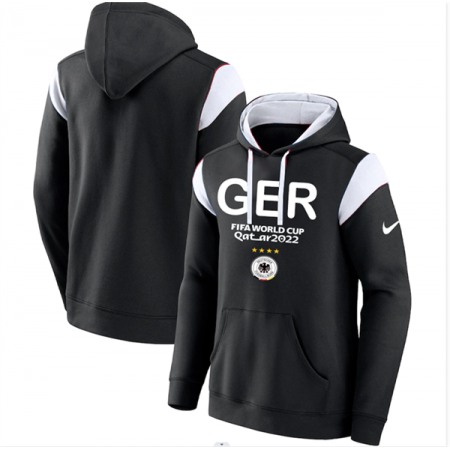 Men's Germany Black 2022 FIFA World Cup Soccer Hoodie