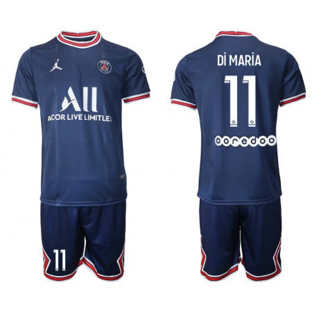 Men's Paris Saint-Germain #11 Di Maria 2021/22 Blue Soccer Jersey