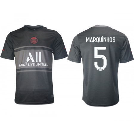 Men's Paris Saint-Germain #5 Marquinhos Soccer Home Jersey