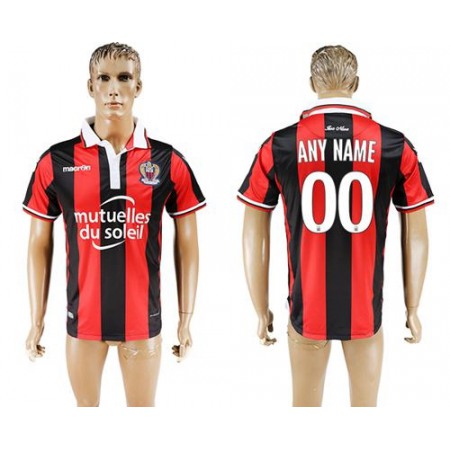 OGC Nice Personalized Home Soccer Club Jersey