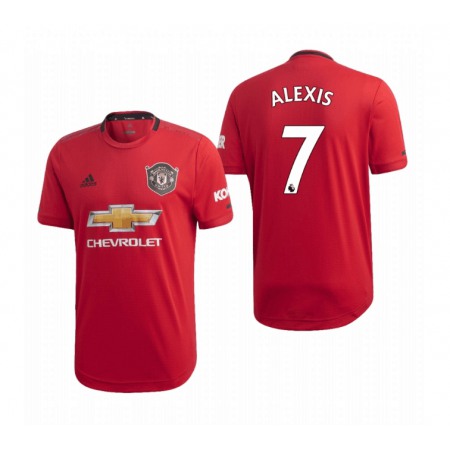 Men's Manchester United #7 Alexis Sanchez Red 2019 Soccer Club Home Jersey