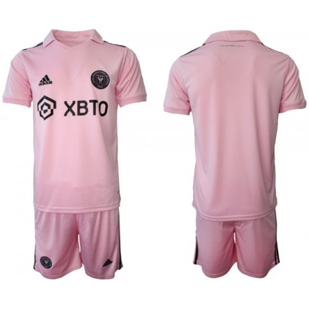 Men's Inter Miami CF Custom 2023/24 Pink Home Soccer Jersey Suit