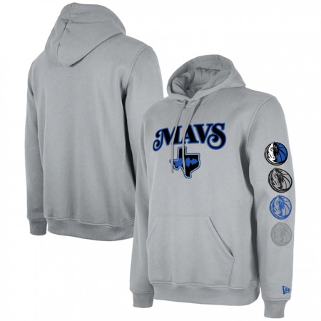 Men's Dallas Mavericks Grey 2023/24 City Edition Pullover Hoodie