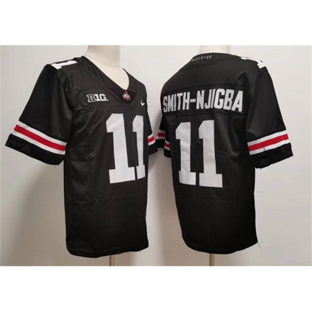 Men's Ohio State Buckeyes #11 Jaxon Smith-Njigba Black 2023 F.U.S.E. Limited Stitched Jersey