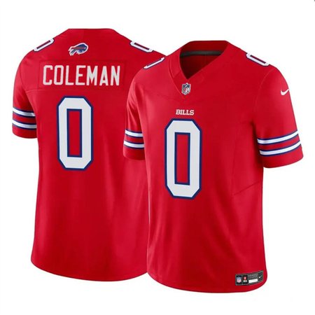 Youth Buffalo Bills #0 Keon Coleman Red 2024 Draft F.U.S.E. Vapor Untouchable Limited Stitched Football Jersey