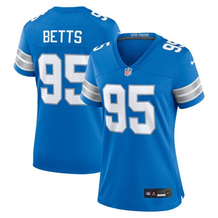 Women's Detroit Lions Mathieu Betts Nike Blue Game Jersey