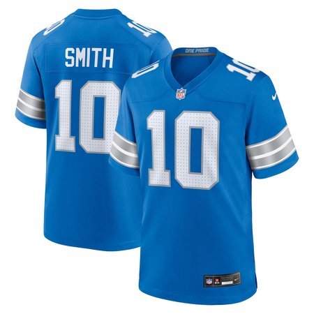 Men's Detroit Lions Tre Quan Smith Nike Blue Game Jersey