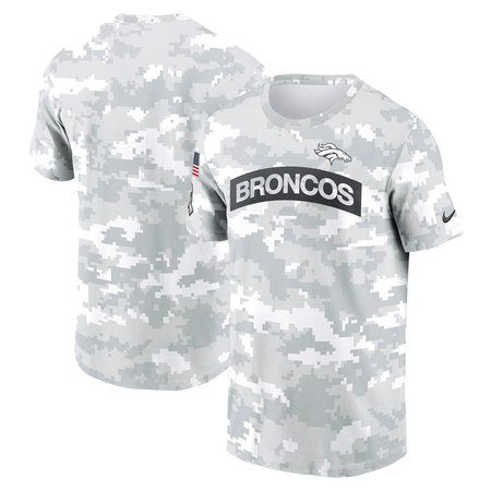 Men's Denver Broncos Nike Arctic Camo 2024 Salute To Service Performance T-Shirt