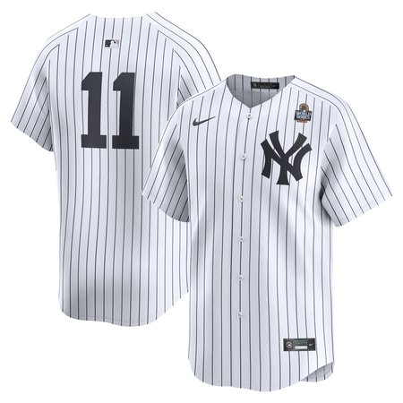 Men's New York Yankees Anthony Volpe Nike White 2024 World Series Home Limited Player Jersey