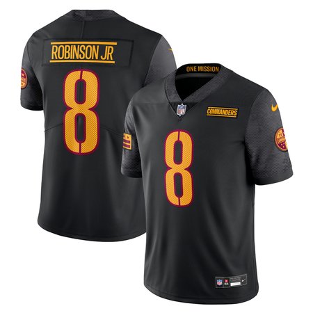 Men's Washington Commanders Brian Robinson Jr. Nike Black Vapor Untouchable Limited Jersey