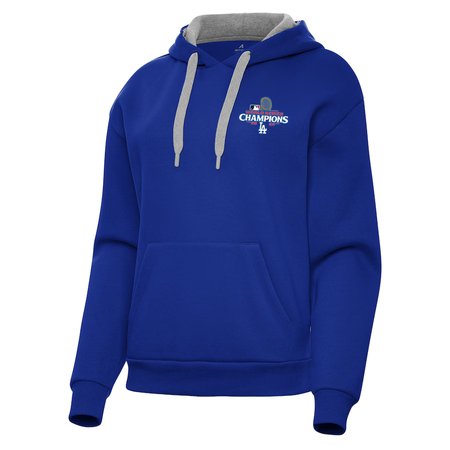 Women's Los Angeles Dodgers Antigua Royal 2024 World Series Champions Victory Pullover Hoodie