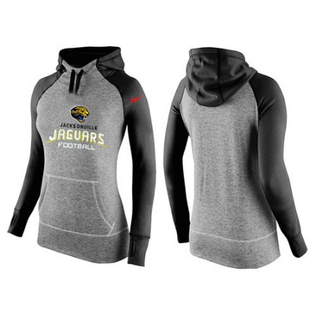 Women's Nike Jacksonville Jaguars Performance Hoodie Grey & Black