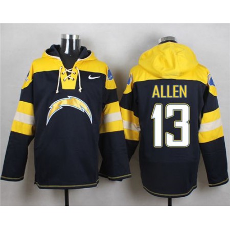 Nike Chargers #13 Keenan Allen Navy Blue Player Pullover NFL Hoodie