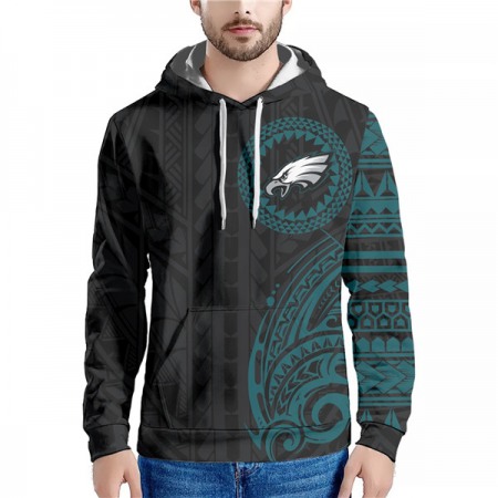 Men's Philadelphia Eagles Black/Green Hoodie