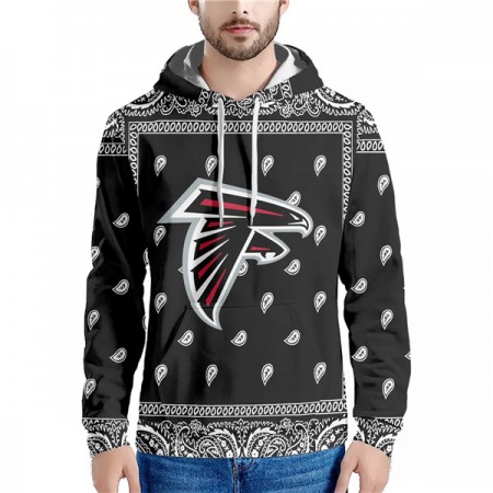 Men's Atlanta Falcons Black Pullover Hoodie