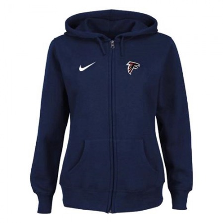 Women's Nike Atlanta Falcons Ladies Tailgater Full Zip Hoodie Blue