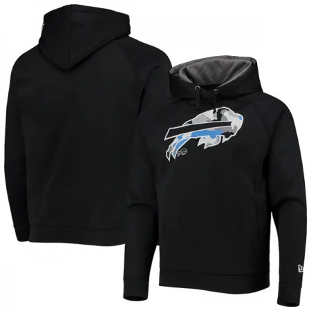 Men's Buffalo Bills Black Pullover Hoodie