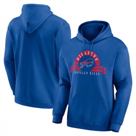 Men's Buffalo Bills Blue Pullover Hoodie